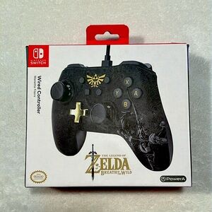PowerA Wired Controller for Nintendo Switch - Zelda: Breath of The Wild